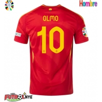Camiseta España Dani Olmo #10 Primera Equipación Eurocopa 2024 manga corta